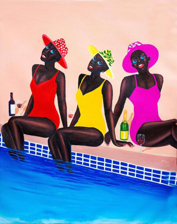Komla Letsu Phillip, Pool Girl, 2022