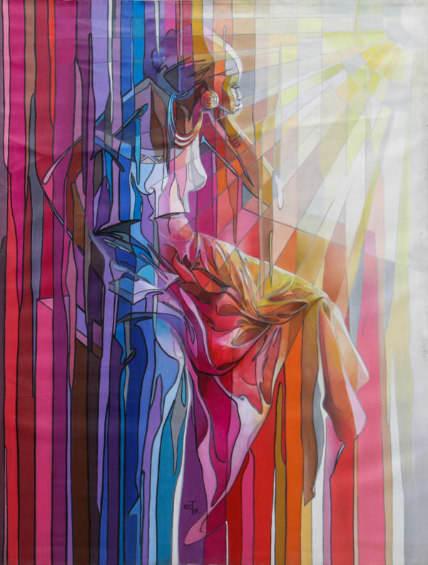 Hector Ofori | Berj Art Gallery | African Art | Accra | Painting | Ghanaian Artist