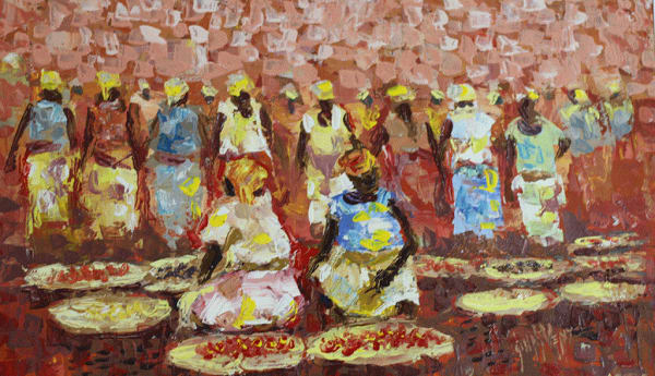 JOHN MENSAH | Berj Art Gallery | Ghanaian Artist