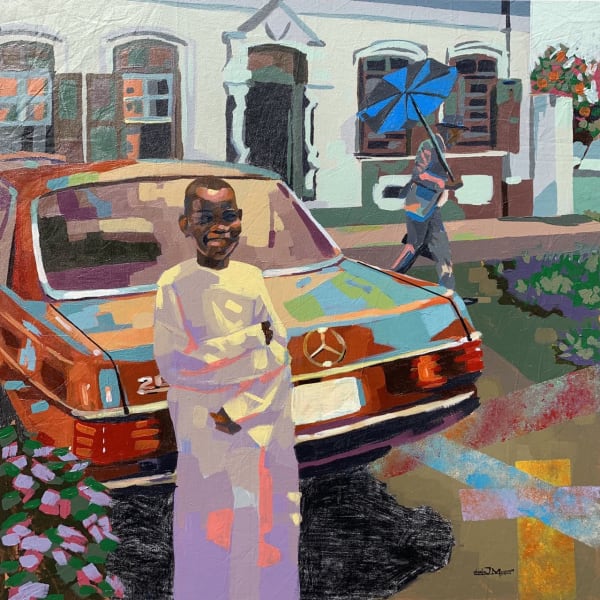 A WORLD WITHOUT HURRY2023Acrylic on Canvas31 x 31 inches