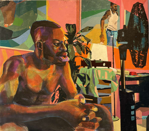 WHILE STILL, THERE IS TIME2022Mixed Media on Canvas42 x 48 inches