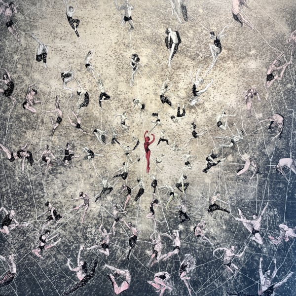 THE BIG WEB2022120 x 120 cmMixed (Bleach, Acrylic on Jeans)