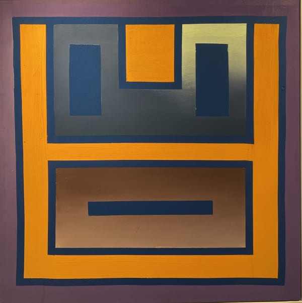 TRIBAL MASK 4 2023 Acrylic on Canvas 50 x 50 cm