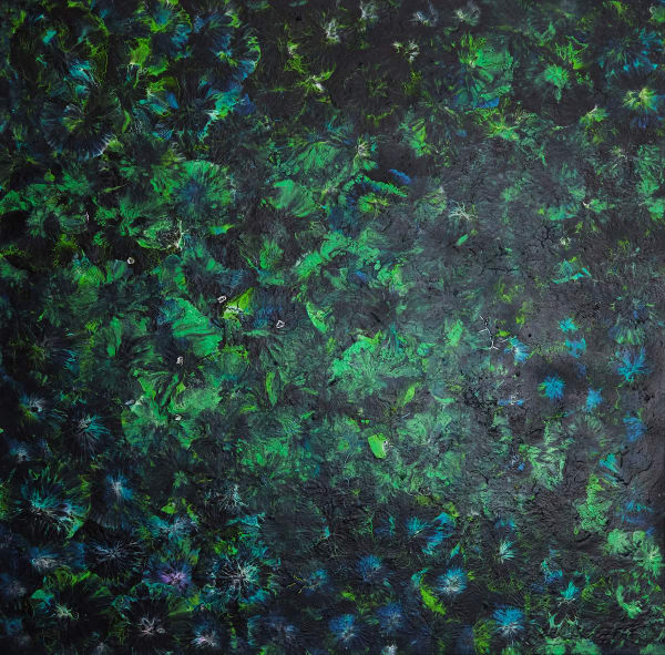 2022 Mixed Media 100 x 100 cm Impact Series