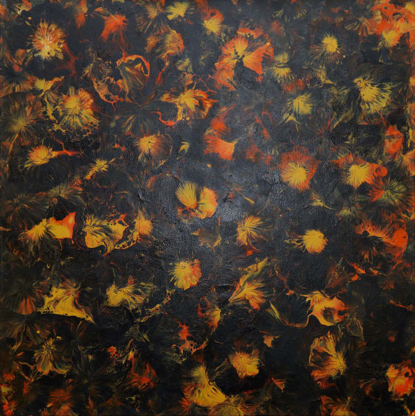 2022 Mixed Media 100 x 100 cm Impact Series