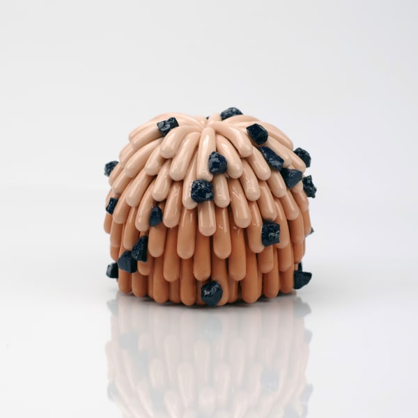 Linda Nguyen Lopez, Orange Dust Furry with Midnight Rocks, 2022