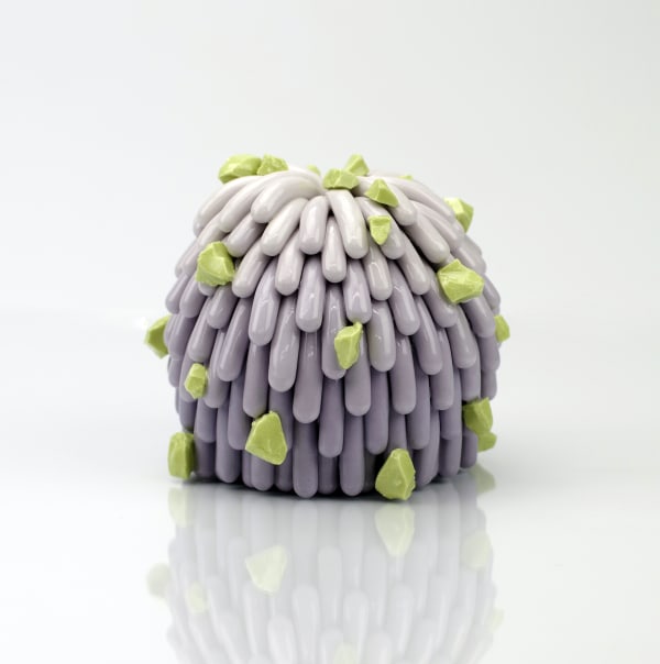 Linda Nguyen Lopez, Purple Dust Furry with Neon Rocks, 2022