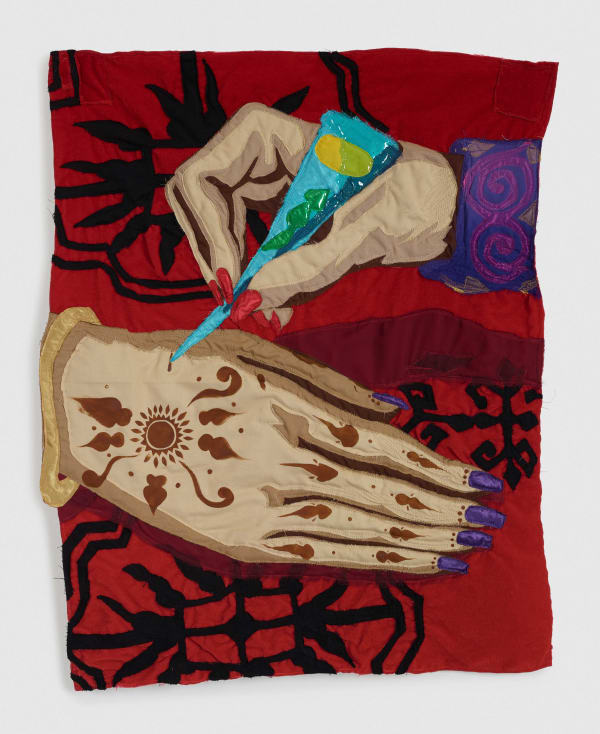 Hangama Amiri, Henna Painting, 2022