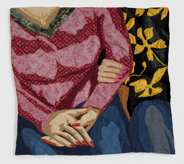 Hangama Amiri, Two Seated Women, 2022