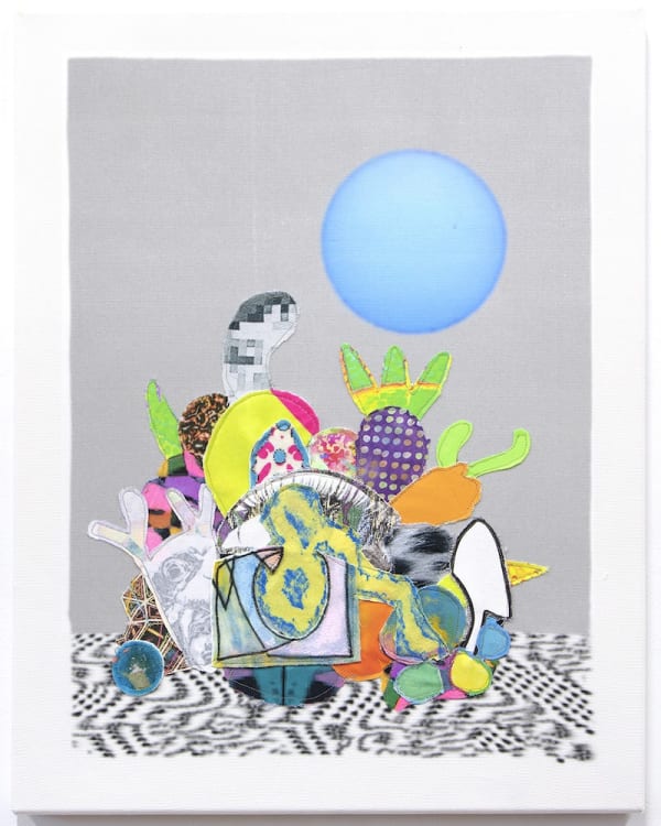 David B. Smith, Pile (Blue), 2021