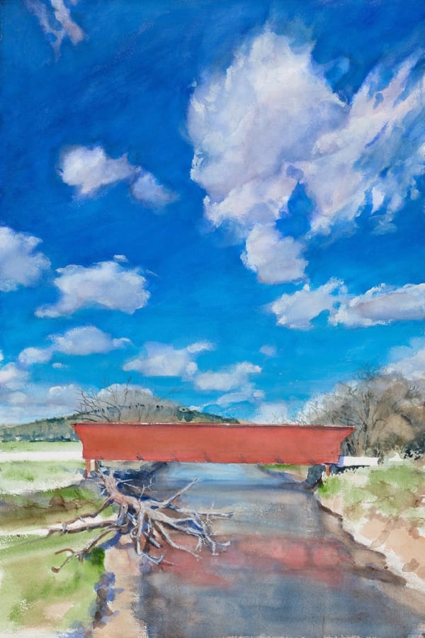 Don Stinson, The Hogback Covered Bridge, Madison County, Iowa, 2020-21