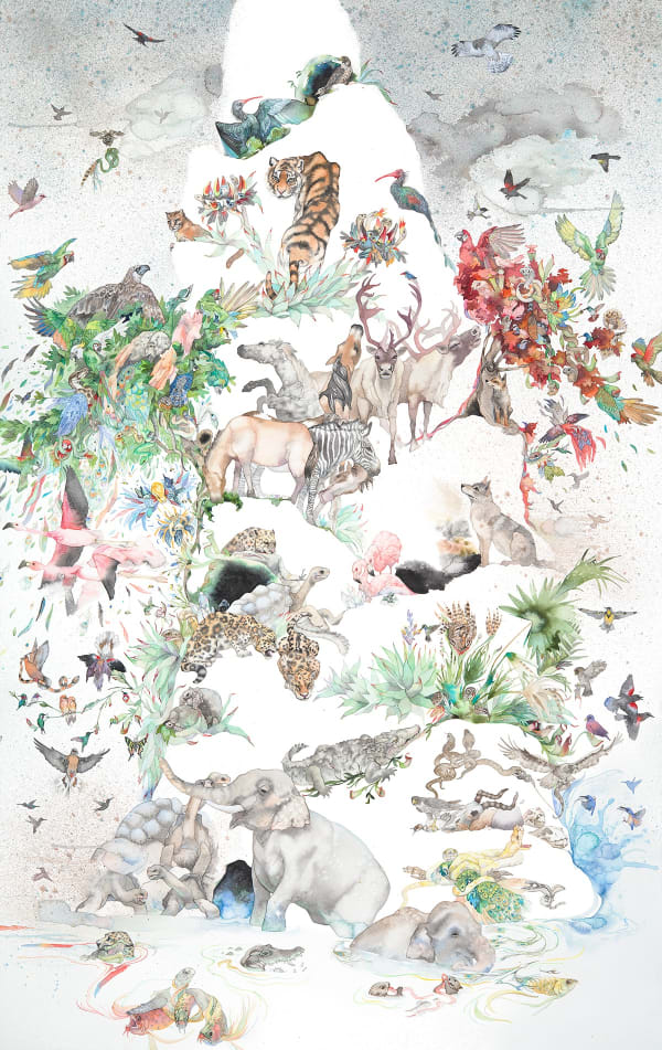 Laura Ball, Assembly of the Animals 1, 2018