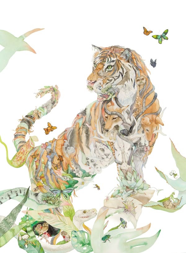 Laura Ball, Tiger I, 2017