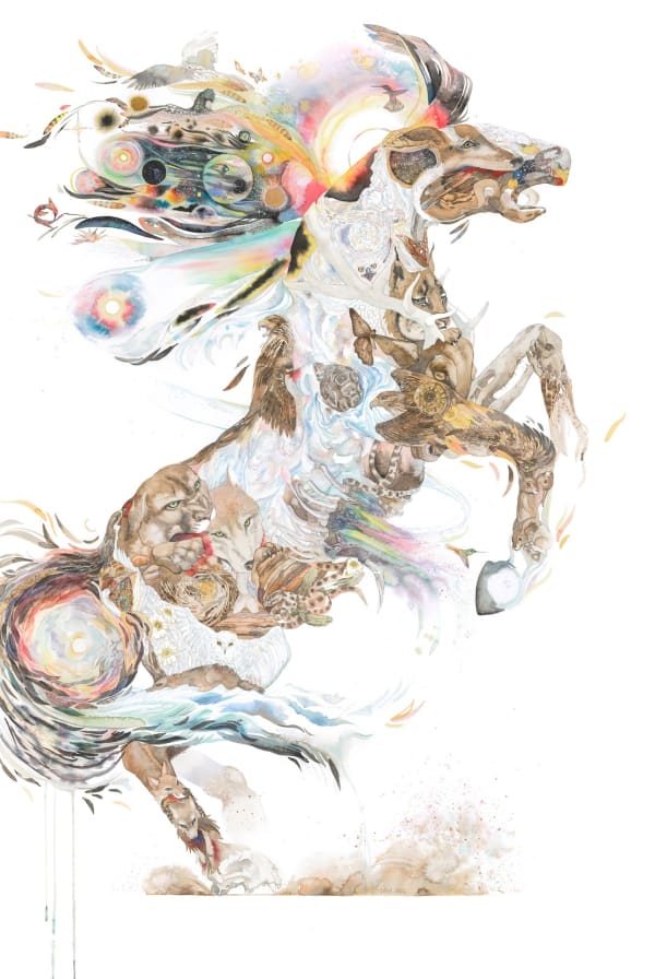 Laura Ball, War Horse (Picasso), 2022