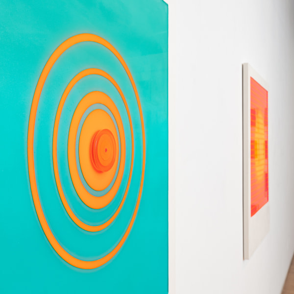 Installation shot of Future Maybe with Anon 8 and Anon 5