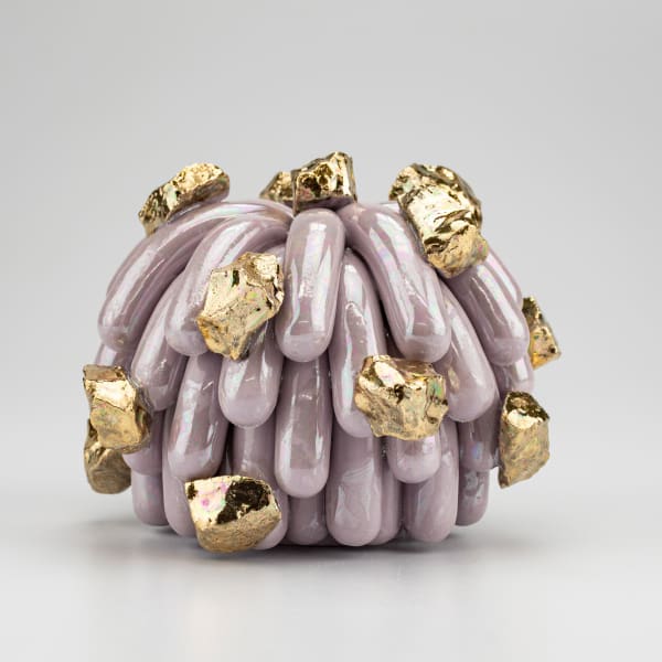 Linda Nguyen Lopez, Lilac Mini Husky with Gold Rocks, 2025