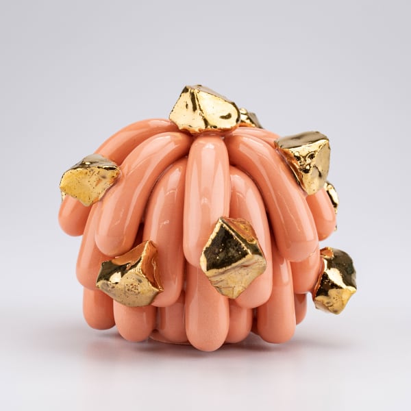 Linda Nguyen Lopez, Mango Mini Husky with Gold Rocks, 2025