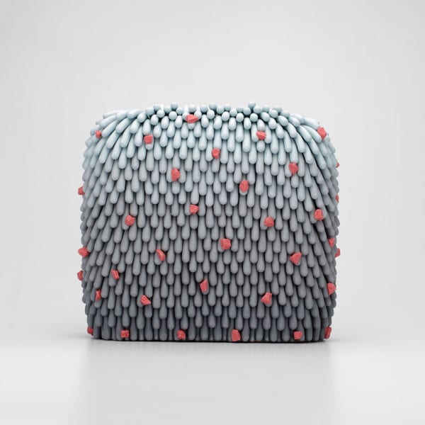 Linda Nguyen Lopez Grey Ice Dust Furry with Lobster Rocks, 2020