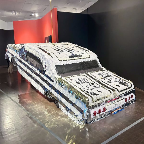 Installation of Justin Favela's Fantasma at the Denver Art Museum.