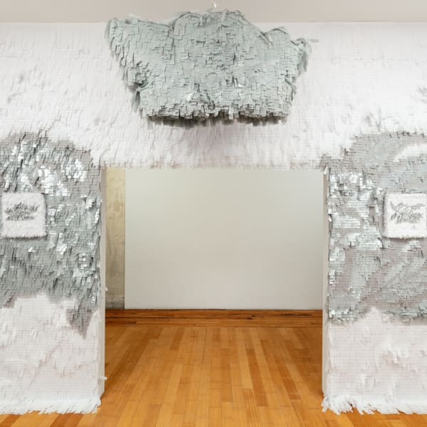 Installation image of Ghostin' at David B. Smith Gallery.