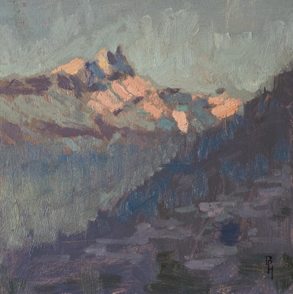 Sun on the Aravis Range #3