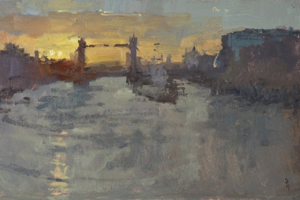 Sunrise from London Bridge