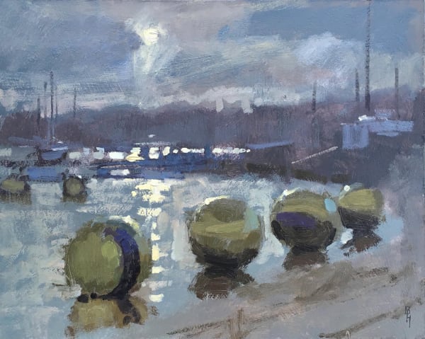 Buoys at Low Tide