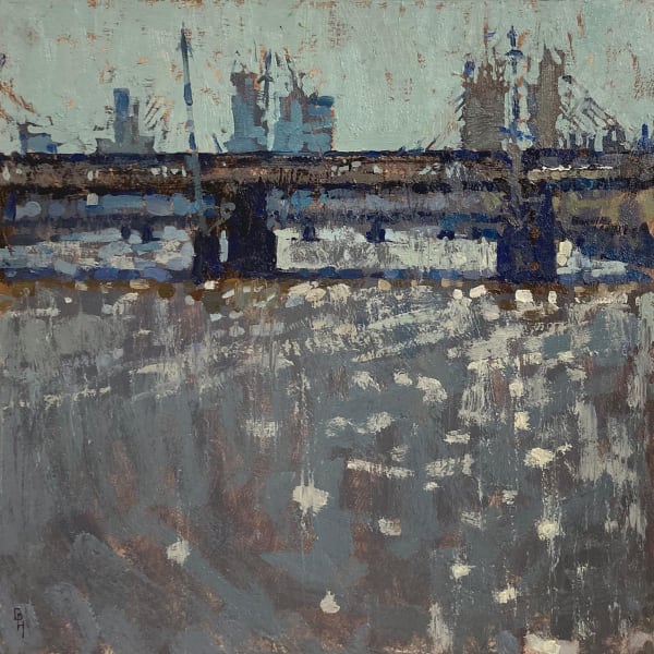 Hungerford Bridge from Victoria Embankment