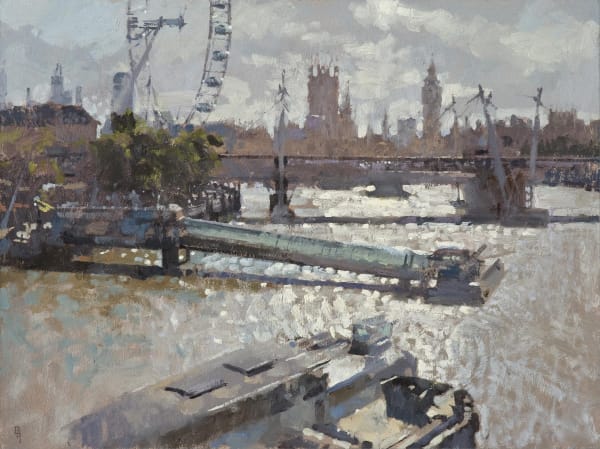 Choppy Waters from Waterloo Bridge