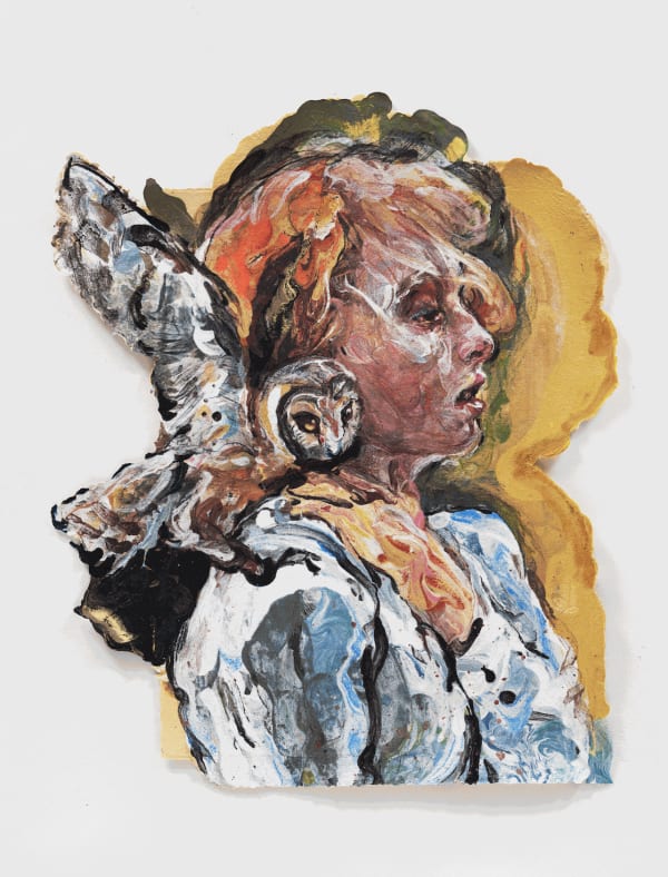 Natalie Frank, Woman with Owl, 2020