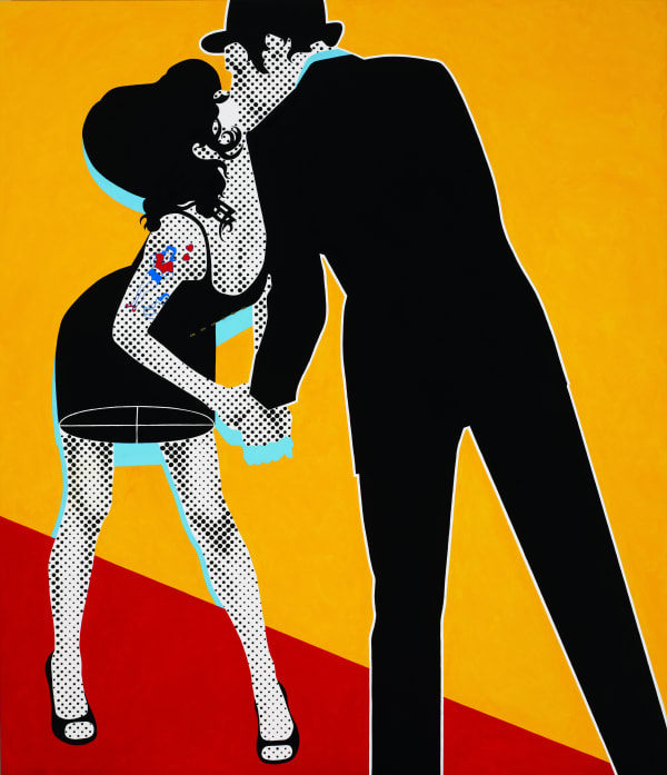 Gerald Laing, The Kiss II, 2008