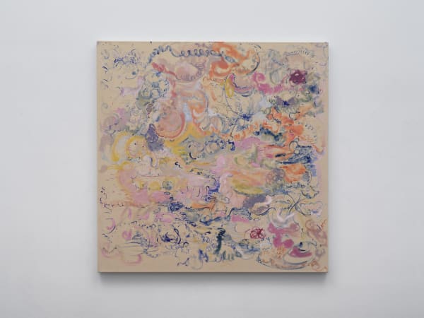 Leda Tsoutreli, Untitled III, 50 x 50, Oil on canvas, 2025