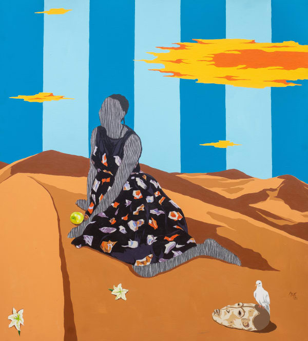 A Better Place (IV) Acrylic on canvas 54 x 60 inches 2021