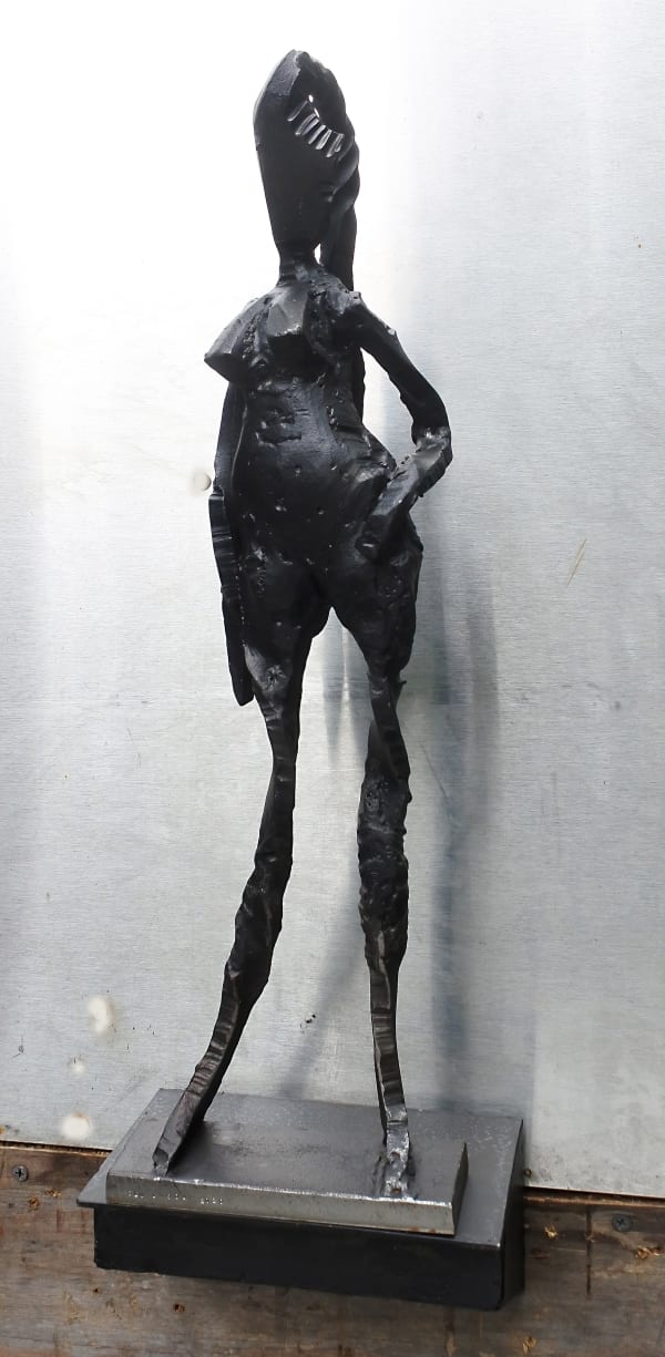 Posing Welded mild steel 18.6 x 3.5 inches 2020