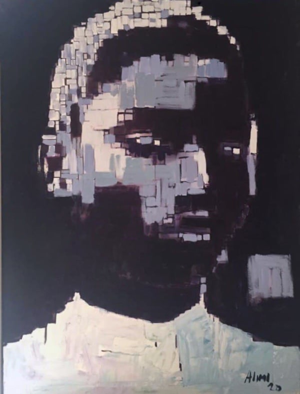 Alimi Adewale Courage II Acrylic on canvas 2020