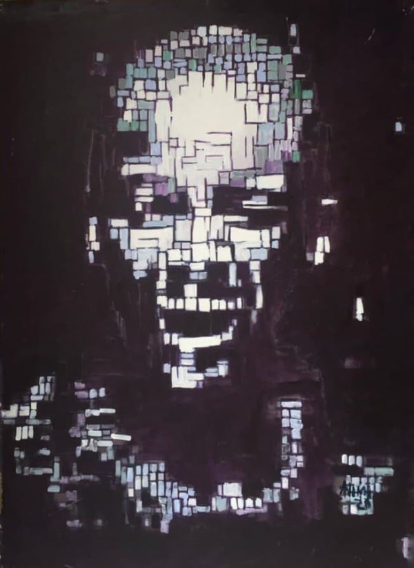 Alimi Adewale Courage V Acrylic on canvas 2020