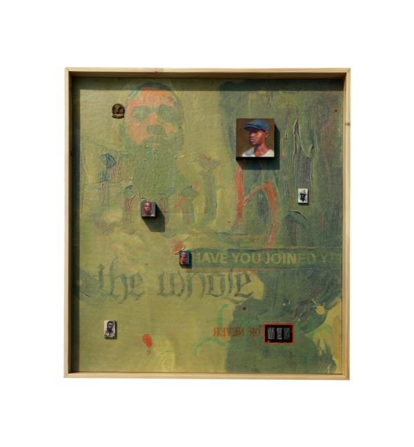 Kelani Abass Scrap Of Eidence 1 Mixed media 20 x 34cm 2020