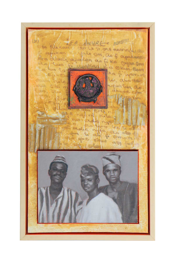 Kelani Abass Scrap Of Evidence (Egbejoda) Mixed media 21 x 34cm 2020
