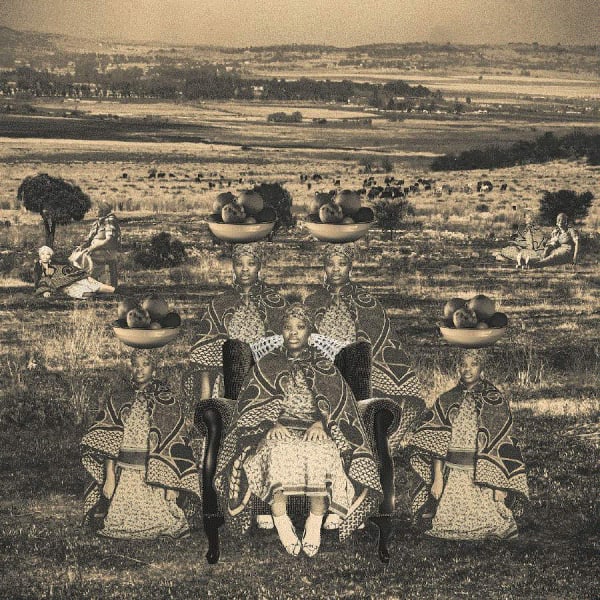 Puleng Mongale Cravings Of A City Girl II Print on fine art textured silk 50 x 50cm 2020