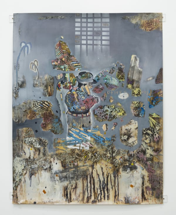 Untitled| Mixed media on digital polyester inkjet plates| 56x44 Inches| 2017