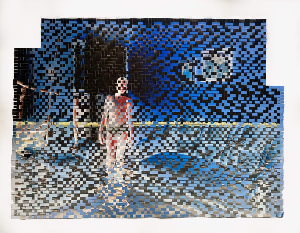 Ayobami Ogungbe Elijah's Plight II Woven Photographic Prints 36 x 50 Inches 2024