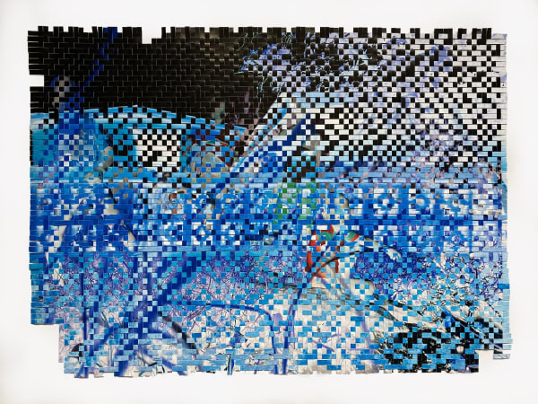 Ayobami Ogungbe Never lost, always home Woven Photographic Prints 36 x 50 Inches 2024