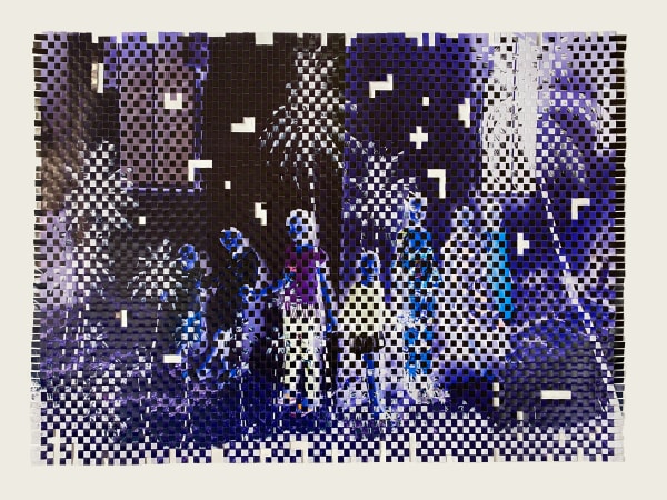 Ayobami Ogungbe Until our roads lead us apart 36 x 50 Inches Woven Photographic Prints 2024