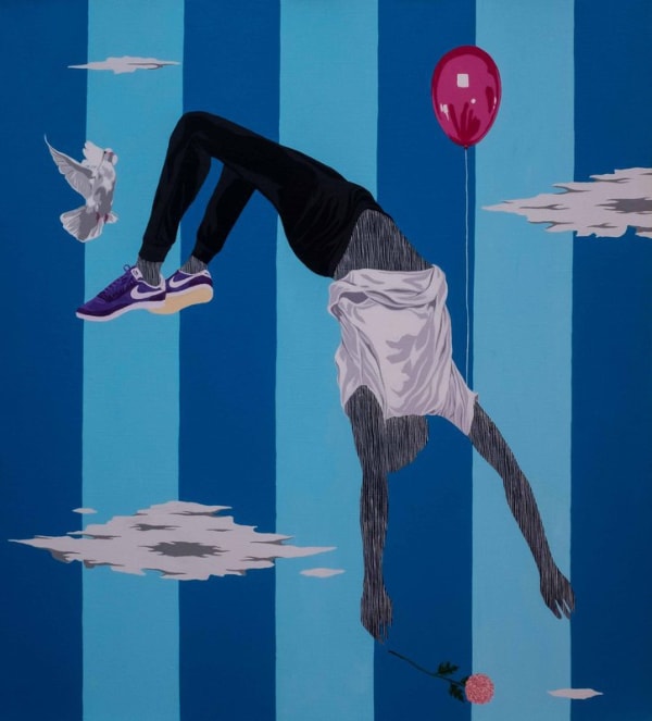 Ameh Egwuh Life After Life 6 Acrylic on canvas 54 x 60 in. AE0004