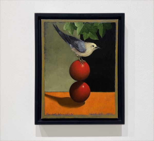 Eb 116 Improbable Balance Red Balls Install Framed