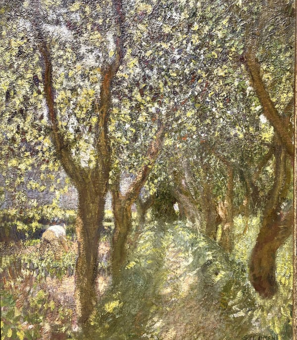 Sir George Clausen , The Orchard Path, Circa 1900