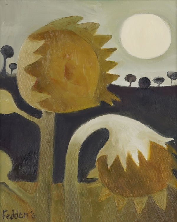 Mary Fedden, Sunflowers, 2000