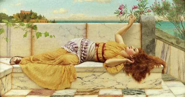 John William Godward, A Happy Awakening , 1903