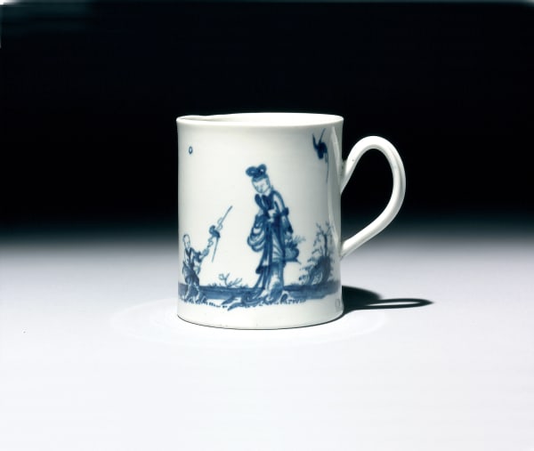 Early First Period Dr Wall Worcester Tankard, Circa 1758-60