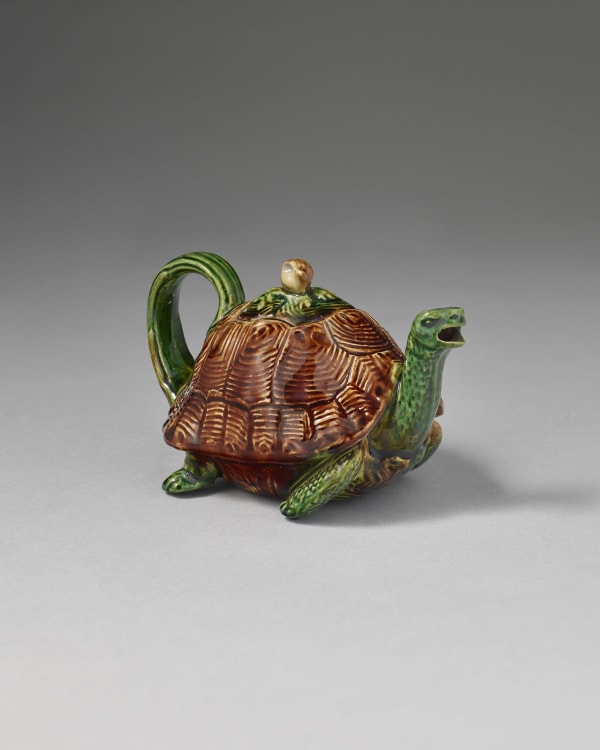 A Dunmore Tortoise Teapot and Cover, Circa 1875